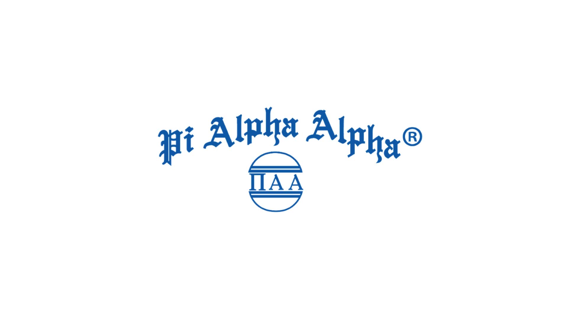 <br />
Pi Alpha Alpha Global Honor Society