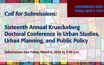 Call for Submissions: 16th annual Krueckeberg Doctoral Conference to be held April 5, 2024