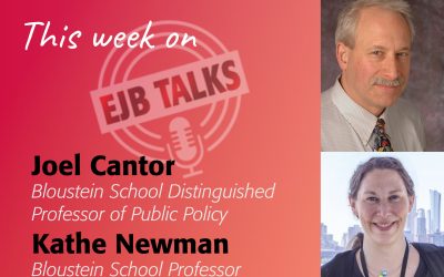 EJB Talks with Professors Joel Cantor and Kathe Newman