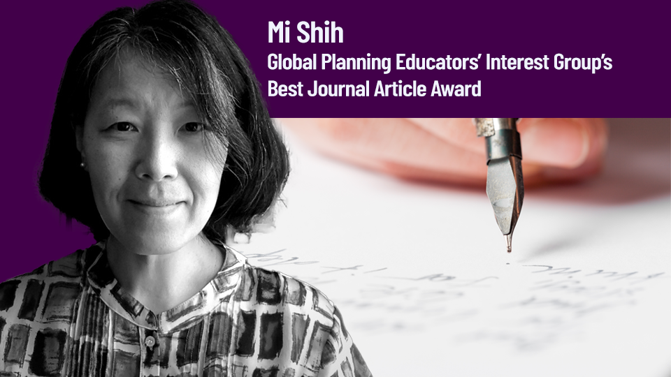 Mi Shih Recognized with GPEIG Best Journal Article Award