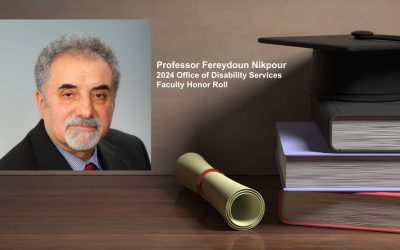Nikpour Receives Office of Disability Services Award