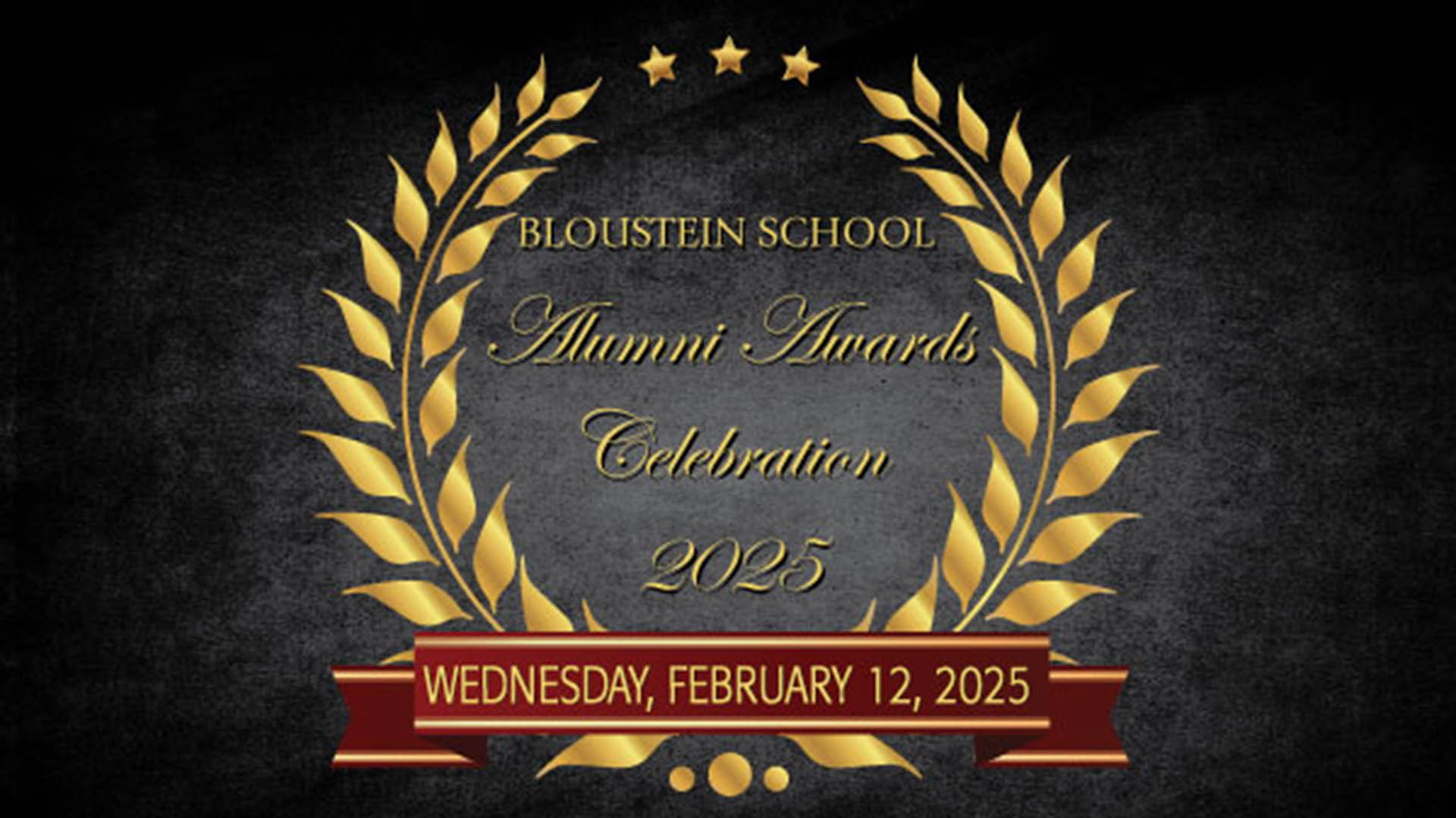 2025 Bloustein School Alumni Awards Celebration banner