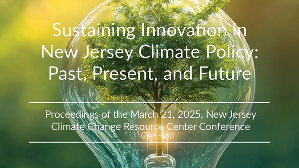 Sustaining Innovation in New Jersey Climate Policy
