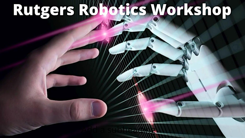 Human and robot hand touching for Rutgers Robotics Workshop