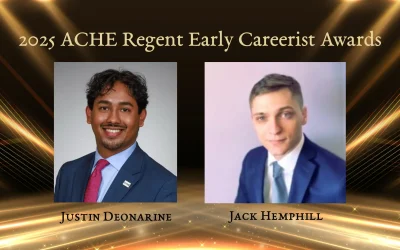 Deonarine (PH/MPH ’26) & Hemphill (MHA ’22, DHA ’27) Win ACHE-NJ Awards