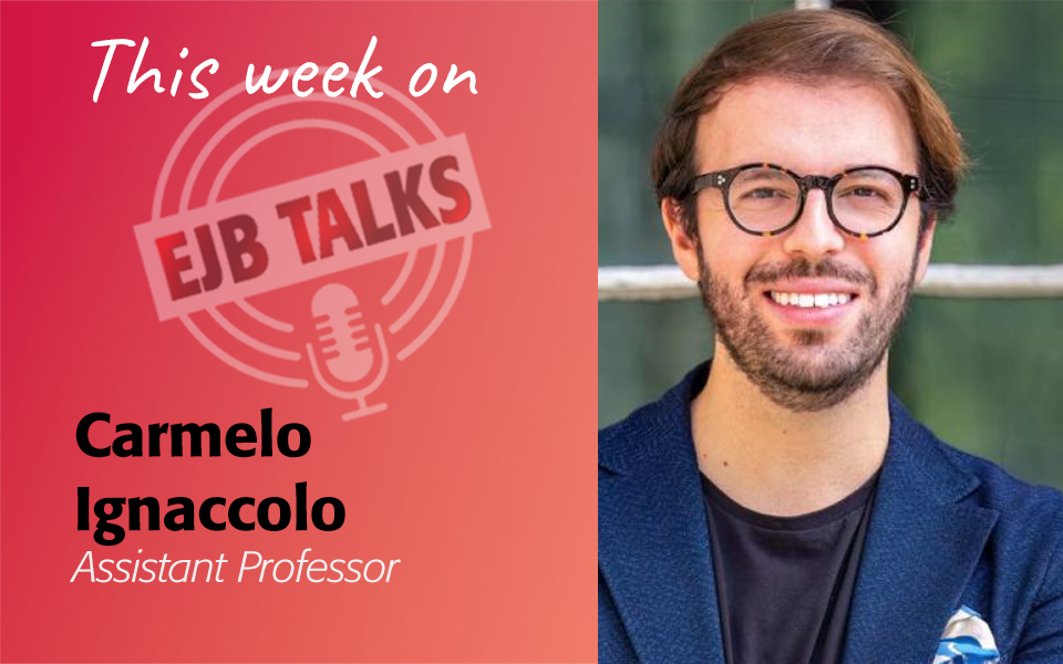 ejb-talks-carmelo-ignaccolo Carmelo Ignaccolo, Assistant Professor, on EJB Talks