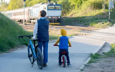 Railway Crossing Safety for Cyclists and Pedestrians