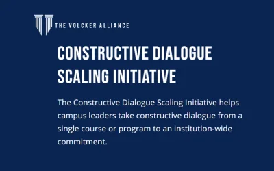 Bloustein School Joins National Effort to Advance Constructive Dialogue Across Campuses
