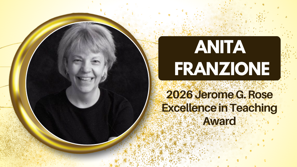 Anita Franzione - 2026 Jerome Rose Award