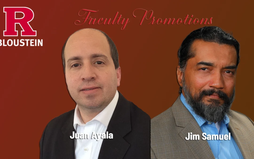 Bloustein School announces faculty promotions