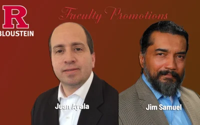 Bloustein School announces faculty promotions
