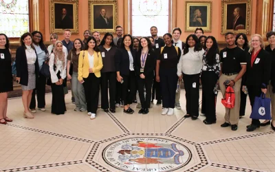 NJSPL Interns Join Eagleton, Rutgers Scarlet Service at New Jersey State House