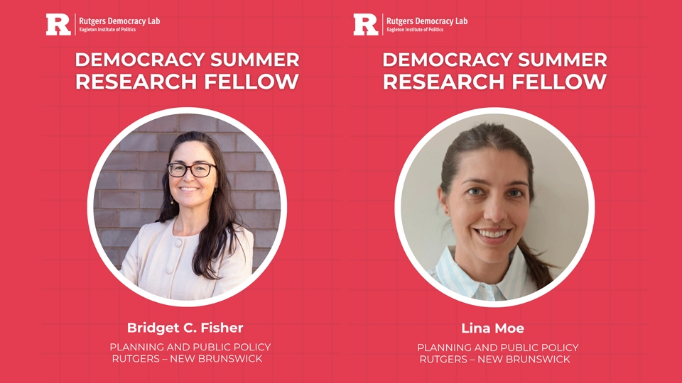 Fisher, Moe are RDL Inaugural Democracy Summer Research Fellows