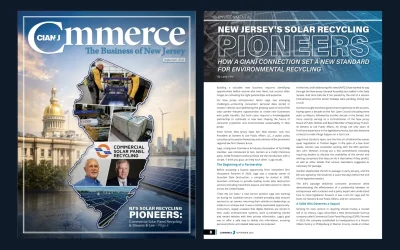 Bob Gordon Featured in CIANJ’s Commerce Magazine as a Solar Recycling Pioneer
