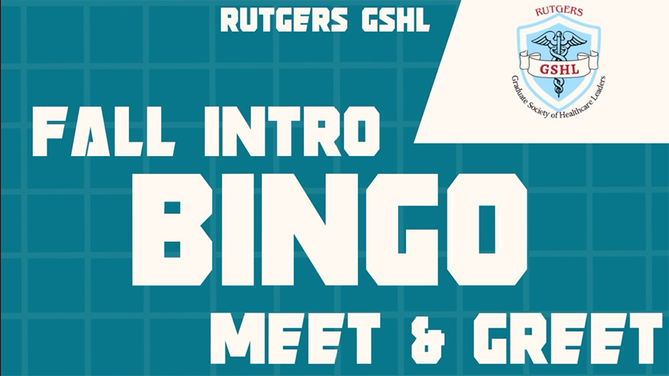 RGSHL Meet and Greet Bingo