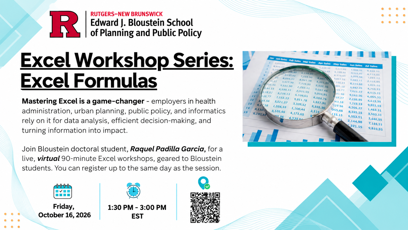10-16 Excel Formulas Workshop
