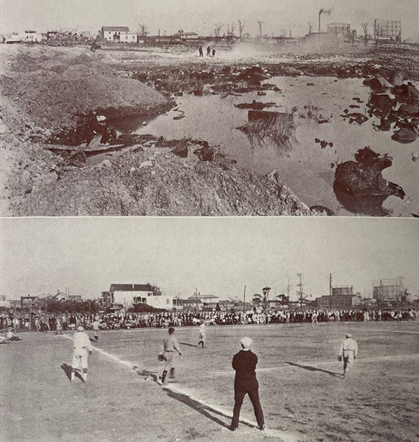 Fig. 5 – Before and After Views from Mattano Park, April 1926 and September 1926.The Union County Park Commission, “Report of the Union County Park Commission, New Jersey, 1929-1930,” 10. 